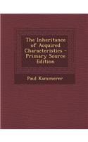 Inheritance of Acquired Characteristics