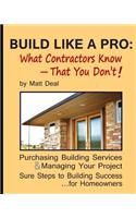 Build Like a Pro