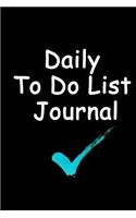 Daily to Do List Journal