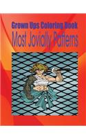 Grown Ups Coloring Book Most Jovially Patterns Mandalas