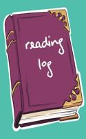 Reading Log: Reading Journal Gifts for Book Lovers 106 Pages - (Purple Book Cover) - Large 8x10 100 Record Page & Index Page & Want to Read (Reading Log&journal)