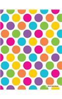 Blank Sketchbook - Colorful Dots