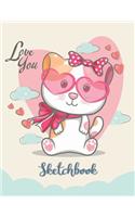 Sketchbook for Girls Blank Pages Cute and Nice Cover