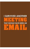 I Survived Another Meeting That Should Have Been An Email