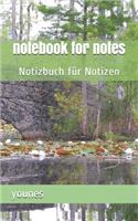 notebook for notes