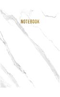 Unruled Marble Notebook