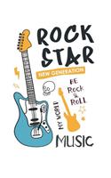 Rock star new generation: Rock star new generation on white cover and Dot Graph Line Sketch pages, Extra large (8.5 x 11) inches, 110 pages, White paper, Sketch, Draw and Pai(2 Rock Star New Generation on White Notebook)