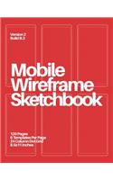 Mobile Wireframe Sketchbook (Red)