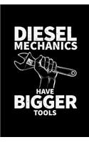 Diesel Mechanics Have Bigger Tools: This Is a Blank, Lined Journal That Makes a Perfect Diesel Mechanics Gift for Men or Women. It's 6x9 with 120 Pages, a Convenient Size to Write Thin