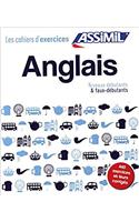 Coffret Cahiers d'exercices ANGLAIS Debutants + Faux-debutants