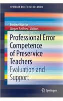 Professional Error Competence of Preservice Teachers