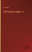 Maryville College Catalog 1882-83