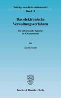 Das Elektronische Verwaltungsverfahren