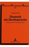 Deutsch ALS Zweitsprache
