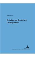 Beiträge Zur Deutschen Orthographie