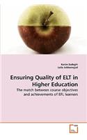 Ensuring Quality of ELT in Higher Education