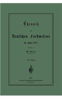 Chronik des Deutschen Forstwesens im Jahre 1882