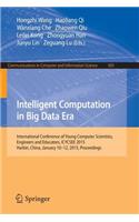 Intelligent Computation in Big Data Era