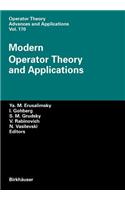 Modern Operator Theory and Applications