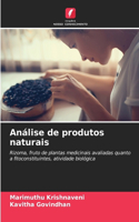 Análise de produtos naturais