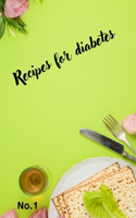 Recipes for diabetes