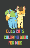 Cute Cats Coloring Book for Kids
