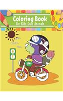 Coloring Book For Kids Cute Animals