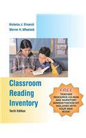 Classroom Reading Inventory with Teacher Resource CD-ROM and Inventory Administration Kit