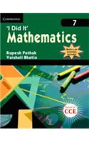 I Did It Mathematics 7