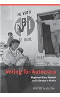 Voting for Autocracy: Hegemonic Party Survival and its Demise in Mexico(Cambridge Studies in Comparative Politics)