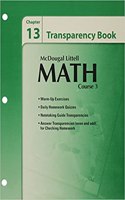 McDougal Littell Math Course 3: Transparency Book: Chapter 13 Course 3: Transparency Book: Chapter 13 Course 3