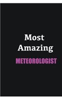 Most Amazing Meteorologist: Writing careers journals and notebook. A way towards enhancement