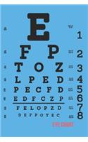 Eye Chart: Blank Line Journal