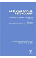 Applying Social Psychology