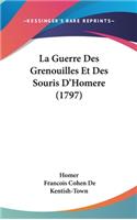 La Guerre Des Grenouilles Et Des Souris D'Homere (1797)