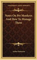 Notes On Pet Monkeys And How To Manage Them
