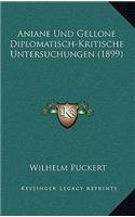 Aniane Und Gellone Diplomatisch-Kritische Untersuchungen (1899)