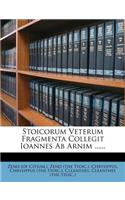 Stoicorum Veterum Fragmenta Collegit Ioannes AB Arnim ......