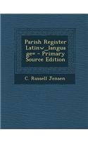 Parish Register Latinw_language=