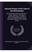 Satirical Poems of the Time of the Reformation