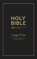 NIV Large Print Single-Column Deluxe Reference Bible: Leather(New International Version)