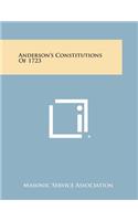 Anderson's Constitutions of 1723