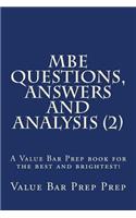 MBE Questions, Answers and Analysis (2)