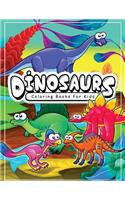 Dinosaur Coloring Books for kids 3-8