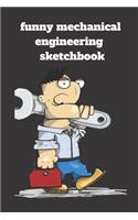 Funny mechanical engineering sketchbook