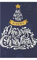 We Wish You Merry Christmas Caden Goal Journal Gift Notebook 2020: Merry Christmas: Cute Merry Christmas and Happy New Year,