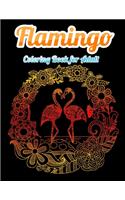 Flamingo Coloring Book for Adults
