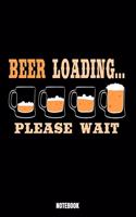Beer Loading Please Wait Notebook