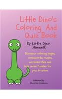 Little Dino's Coloring And Quiz Book