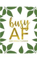 Busy AF 2020 Weekly Planner